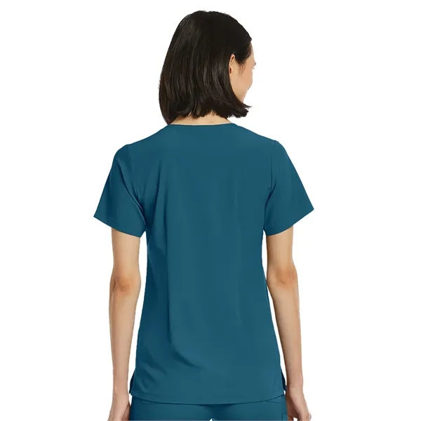 ScrubJoy Originals - Women's Fitted One-Pocket V-Neck Scr...... from ASI 86018 Scrub Authority