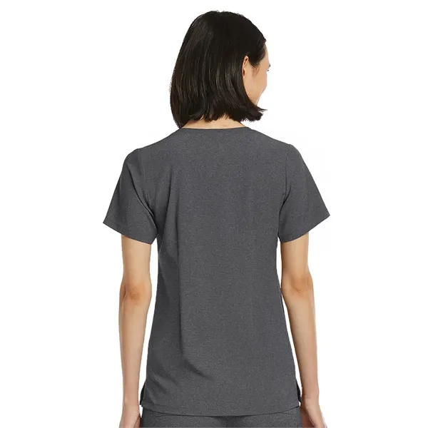 ScrubJoy Originals - Women's Fitted One-Pocket V-Neck Scr...... from ASI 86018 Scrub Authority