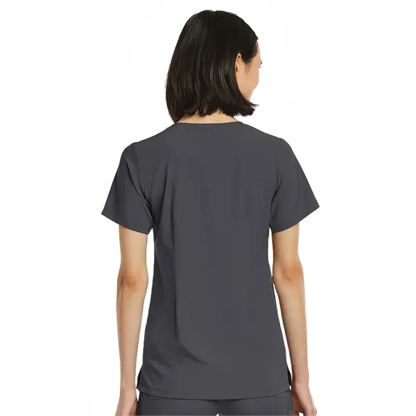 ScrubJoy Originals - Women's Fitted One-Pocket V-Neck Scr...... from ASI 86018 Scrub Authority