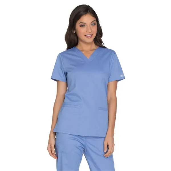 Cherokee Workwear Core Stretch Women's V-Neck Top... from ASI 86018 Scrub Authority / Uniform Stores