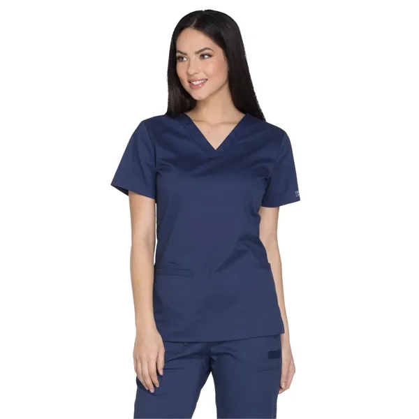 Cherokee Workwear Core Stretch Women's V-Neck Top... from ASI 86018 Scrub Authority / Uniform Stores
