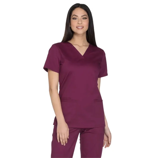Cherokee Workwear Core Stretch Women's V-Neck Top... from ASI 86018 Scrub Authority / Uniform Stores