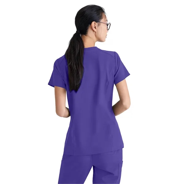 Grey's Anatomy Banded V-Neck Tuck-In Top... from ASI 86018 Scrub Authority