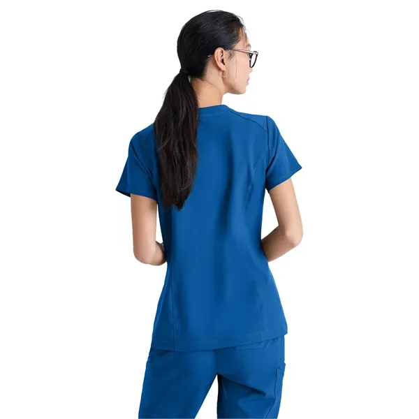 Grey's Anatomy Banded V-Neck Tuck-In Top... from ASI 86018 Scrub Authority