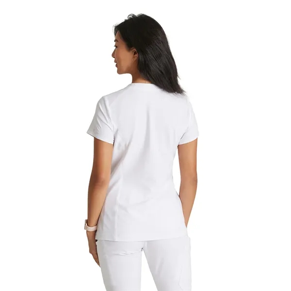 Grey's Anatomy Banded V-Neck Tuck-In Top... from ASI 86018 Scrub Authority