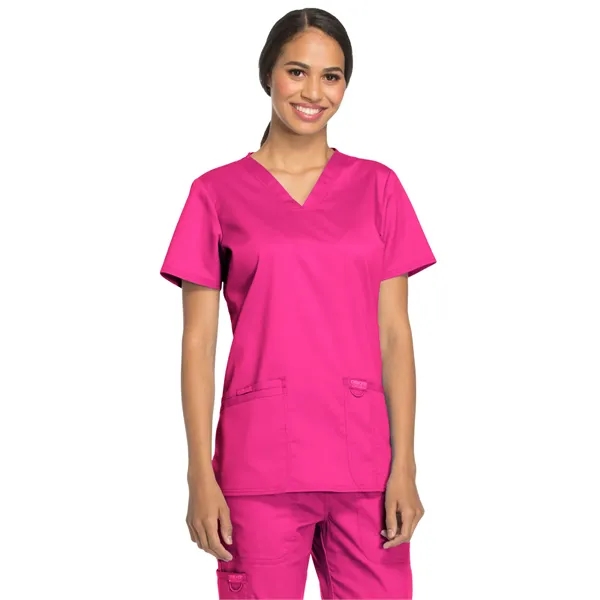Cherokee Workwear Revolution Women's V-Neck Top... from ASI 86018 Scrub Authority / Uniform Stores