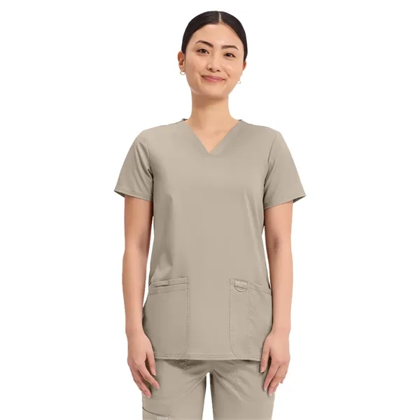 Cherokee Workwear Revolution Women's V-Neck Top... from ASI 86018 Scrub Authority / Uniform Stores