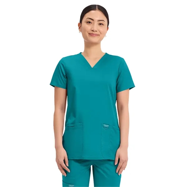 Cherokee Workwear Revolution Women's V-Neck Top... from ASI 86018 Scrub Authority / Uniform Stores