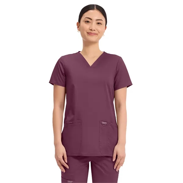 Cherokee Workwear Revolution Women's V-Neck Top... from ASI 86018 Scrub Authority / Uniform Stores