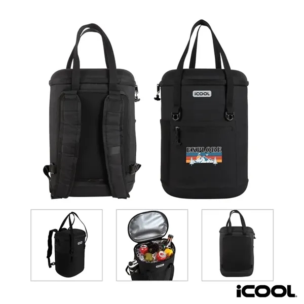 iCOOL® Granby 24-Can Cooler Backpack... from ASI 67866 Logomark/Valumark