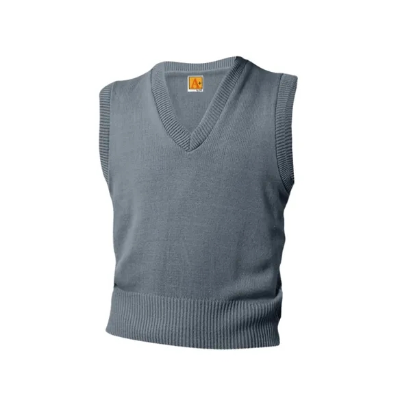 A+ Uniforms Unisex Jersey V-Neck Pullover Vest... from ASI 86018 Scrub Authority / Uniform Stores