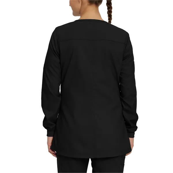 Landau Proflex Women's Snap Front Warm-Up Scrub Jacket... from ASI 86018 Scrub Authority / Uniform Stores