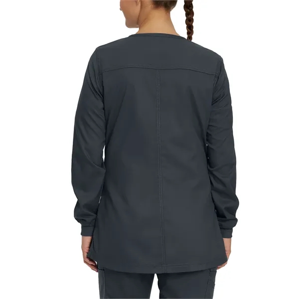 Landau Proflex Women's Snap Front Warm-Up Scrub Jacket... from ASI 86018 Scrub Authority / Uniform Stores
