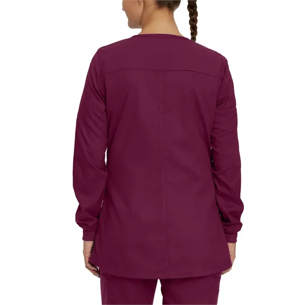 Landau Proflex Women's Snap Front Warm-Up Scrub Jacket... from ASI 86018 Scrub Authority / Uniform Stores