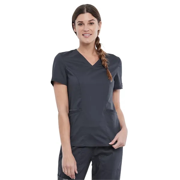 Cherokee Workwear Revolution Women's V-Neck Top... from ASI 86018 Scrub Authority / Uniform Stores