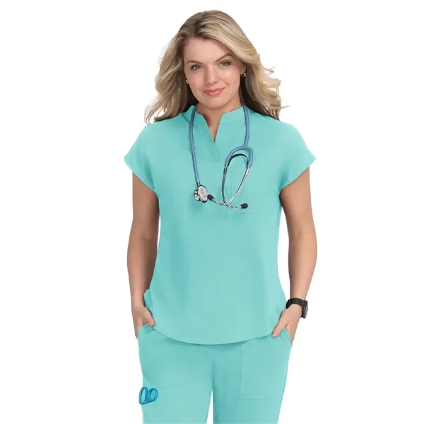 koi - Basics - Women's 1-Pocket Stretch Tuck-In Ari Scrub...... from ASI 86018 Scrub Authority / Uniform Stores