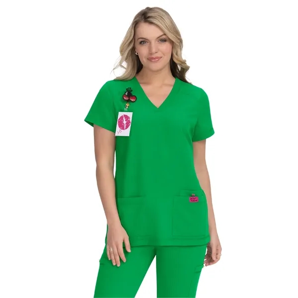 Koi Betsey Johnson Women's Freesia Top... from ASI 86018 Scrub Authority / Uniform Stores
