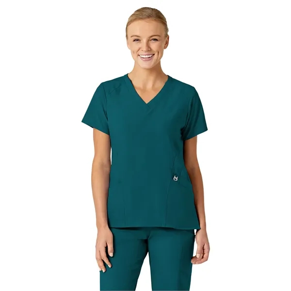 Wink W123 Women's Stylized V-Neck Top... from ASI 86018 Scrub Authority / Uniform Stores