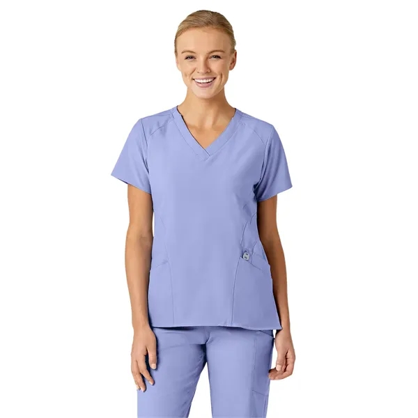 Wink W123 Women's Stylized V-Neck Top... from ASI 86018 Scrub Authority / Uniform Stores