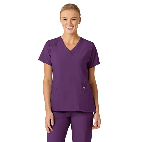 Wink W123 Women's Stylized V-Neck Top... from ASI 86018 Scrub Authority / Uniform Stores