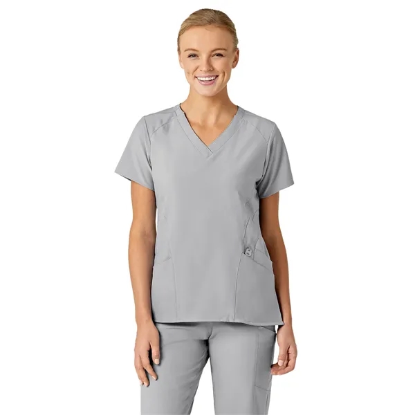Wink W123 Women's Stylized V-Neck Top... from ASI 86018 Scrub Authority / Uniform Stores