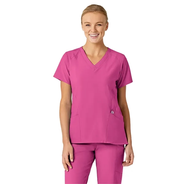 Wink W123 Women's Stylized V-Neck Top... from ASI 86018 Scrub Authority / Uniform Stores
