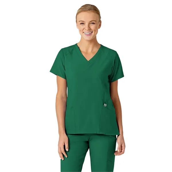 Wink W123 Women's Stylized V-Neck Top... from ASI 86018 Scrub Authority / Uniform Stores