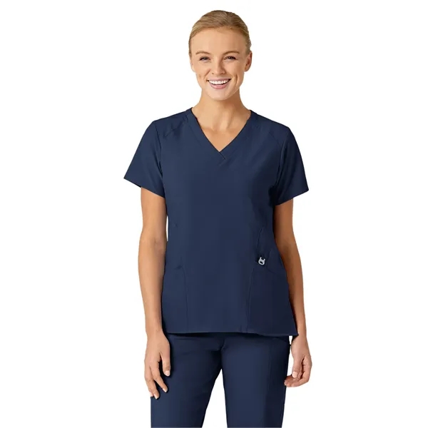 Wink W123 Women's Stylized V-Neck Top... from ASI 86018 Scrub Authority / Uniform Stores