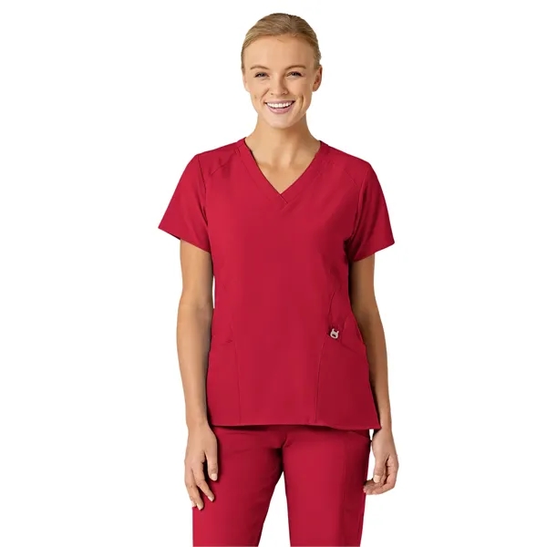 Wink W123 Women's Stylized V-Neck Top... from ASI 86018 Scrub Authority / Uniform Stores
