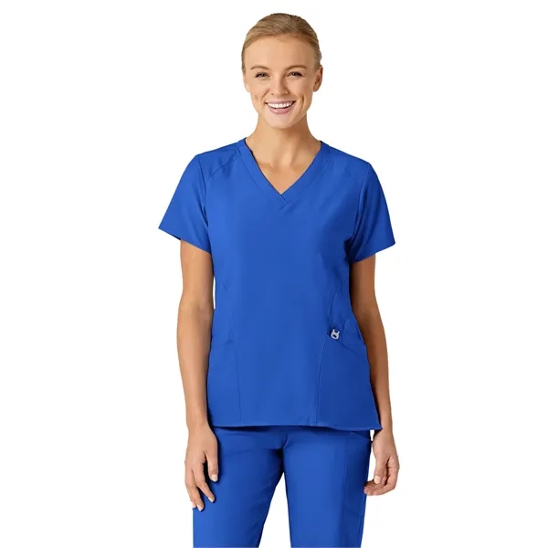 Wink W123 Women's Stylized V-Neck Top... from ASI 86018 Scrub Authority / Uniform Stores