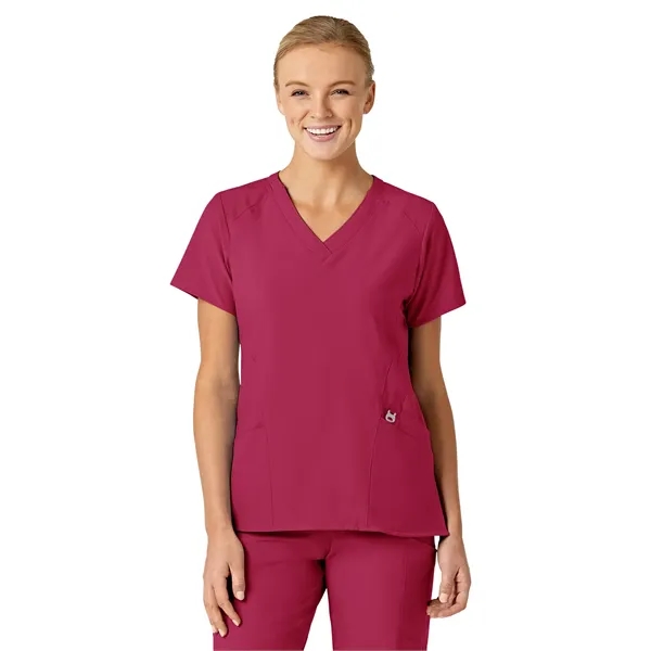 Wink W123 Women's Stylized V-Neck Top... from ASI 86018 Scrub Authority / Uniform Stores