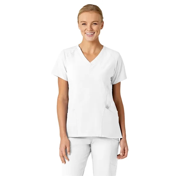 Wink W123 Women's Stylized V-Neck Top... from ASI 86018 Scrub Authority / Uniform Stores