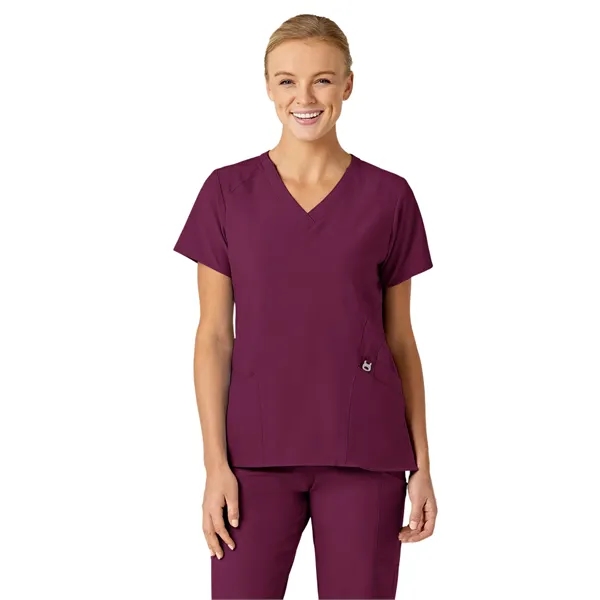 Wink W123 Women's Stylized V-Neck Top... from ASI 86018 Scrub Authority / Uniform Stores