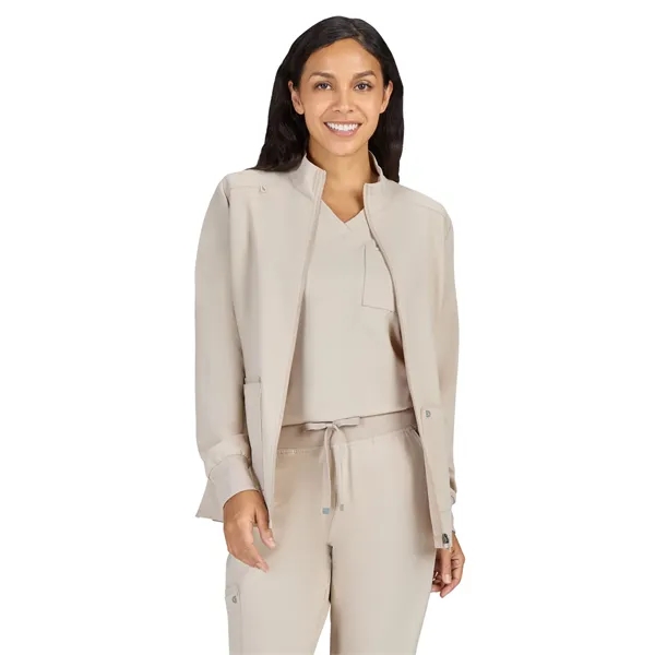 koi - Cureology - Women's 2-Pocket Zipper-Front Geneses S...... from ASI 86018 Scrub Authority / Uniform Stores