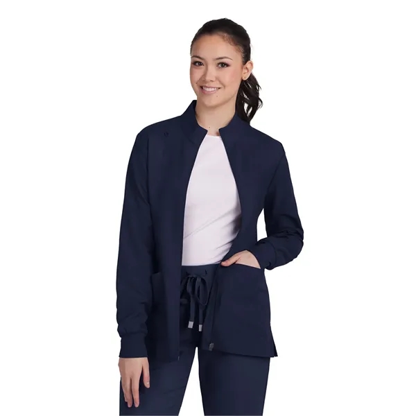 koi - Cureology - Women's 2-Pocket Zipper-Front Geneses S...... from ASI 86018 Scrub Authority / Uniform Stores