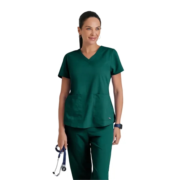 Grey's Anatomy Women's V-Neck Aubrey Scrub Top... from ASI 86018 Scrub Authority / Uniform Stores
