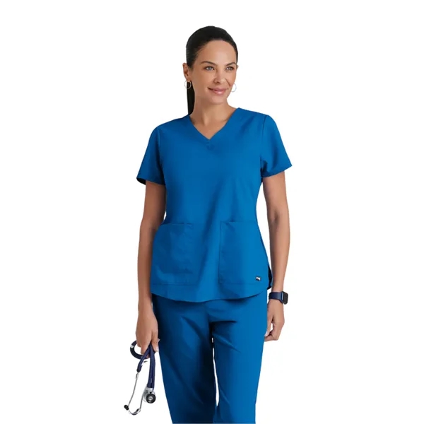 Grey's Anatomy Women's V-Neck Aubrey Scrub Top... from ASI 86018 Scrub Authority / Uniform Stores