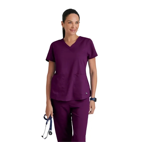 Grey's Anatomy Women's V-Neck Aubrey Scrub Top... from ASI 86018 Scrub Authority / Uniform Stores