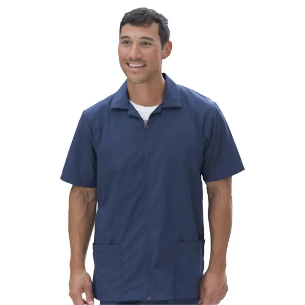 Edwards Industries - Men's Zip-Front Service Shirt... from ASI 86018 Scrub Authority / Uniform Stores