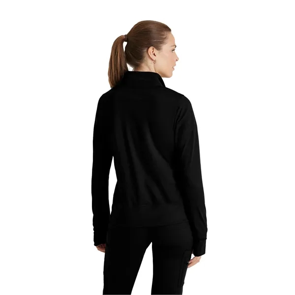 Barco One - Women's Kangaroo Pocket Zip-Up Warm-Up Scrub...... from ASI 86018 Scrub Authority / Uniform Stores