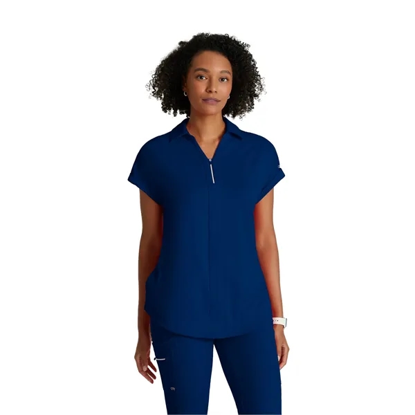 Barco One - Women's 2 Pocket Zip Neck Dolman Scrub Top... from ASI 86018 Scrub Authority / Uniform Stores