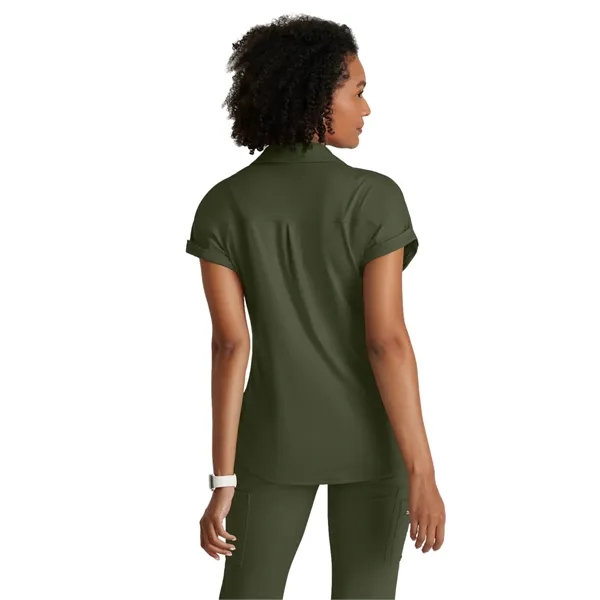 Barco One - Women's 2 Pocket Zip Neck Dolman Scrub Top... from ASI 86018 Scrub Authority / Uniform Stores