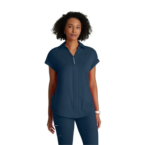 Barco One - Women's 2 Pocket Zip Neck Dolman Scrub Top... from ASI 86018 Scrub Authority / Uniform Stores