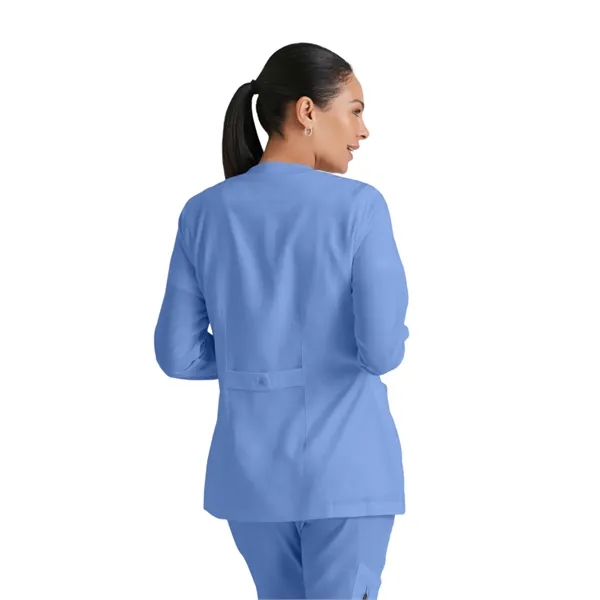 Round Neck Cuffed Warm-Up Jacket.... from ASI 86018 Scrub Authority / Uniform Stores