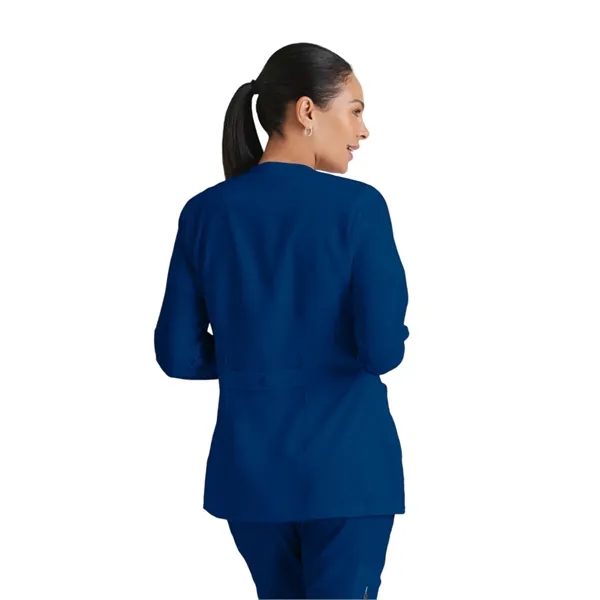 Round Neck Cuffed Warm-Up Jacket.... from ASI 86018 Scrub Authority / Uniform Stores