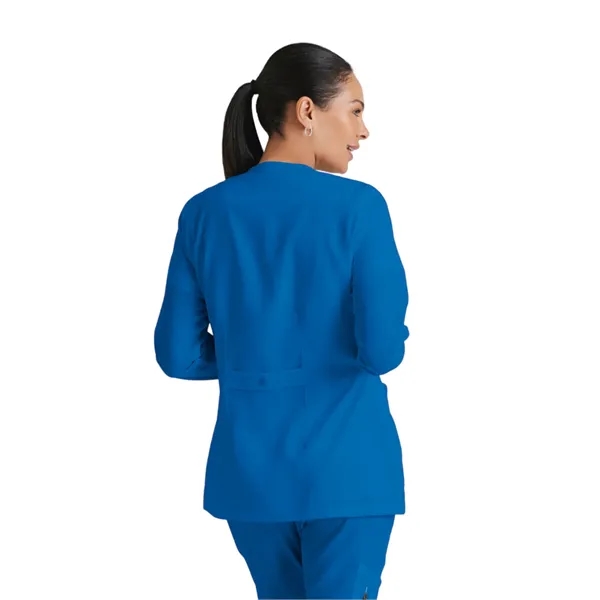 Round Neck Cuffed Warm-Up Jacket.... from ASI 86018 Scrub Authority / Uniform Stores