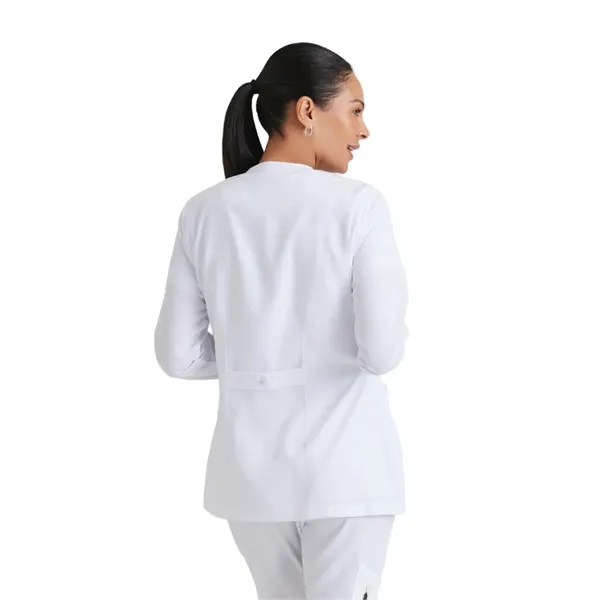 Round Neck Cuffed Warm-Up Jacket.... from ASI 86018 Scrub Authority / Uniform Stores