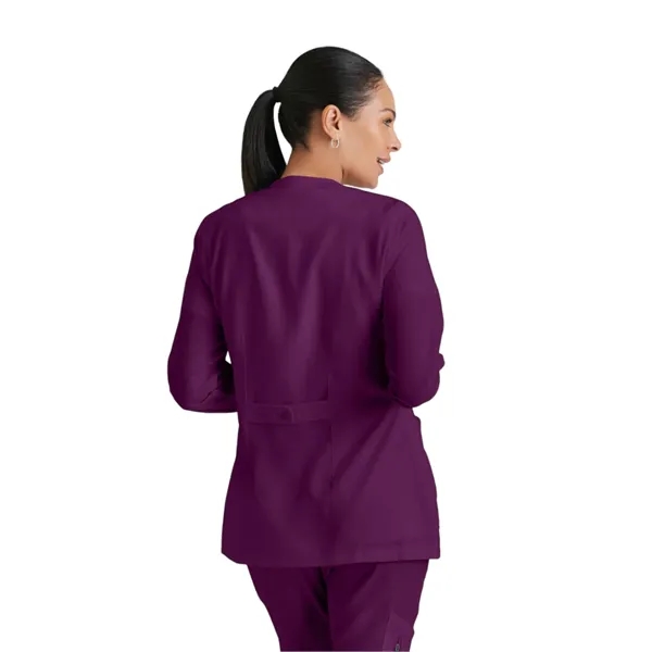 Round Neck Cuffed Warm-Up Jacket.... from ASI 86018 Scrub Authority / Uniform Stores