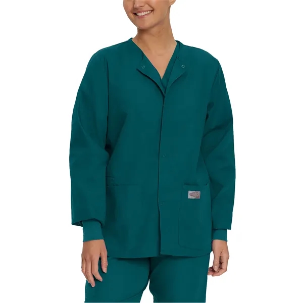 Landau Unisex Warmup Jacket with Knit Cuffs... from ASI 86018 Scrub Authority / Uniform Stores