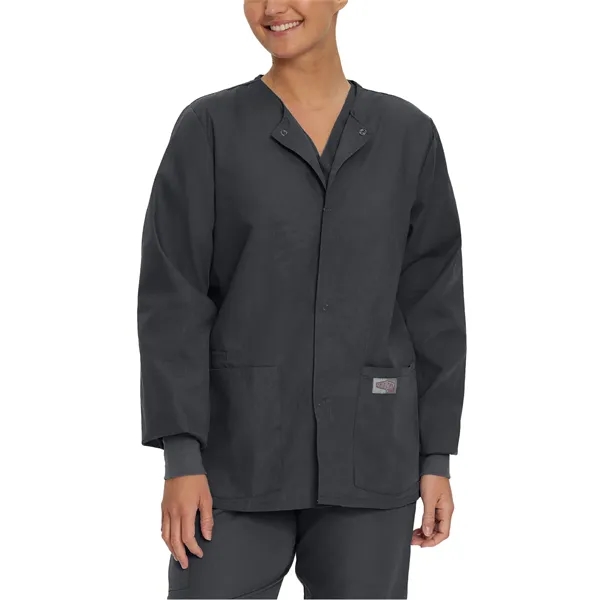 Landau Unisex Warmup Jacket with Knit Cuffs... from ASI 86018 Scrub Authority / Uniform Stores